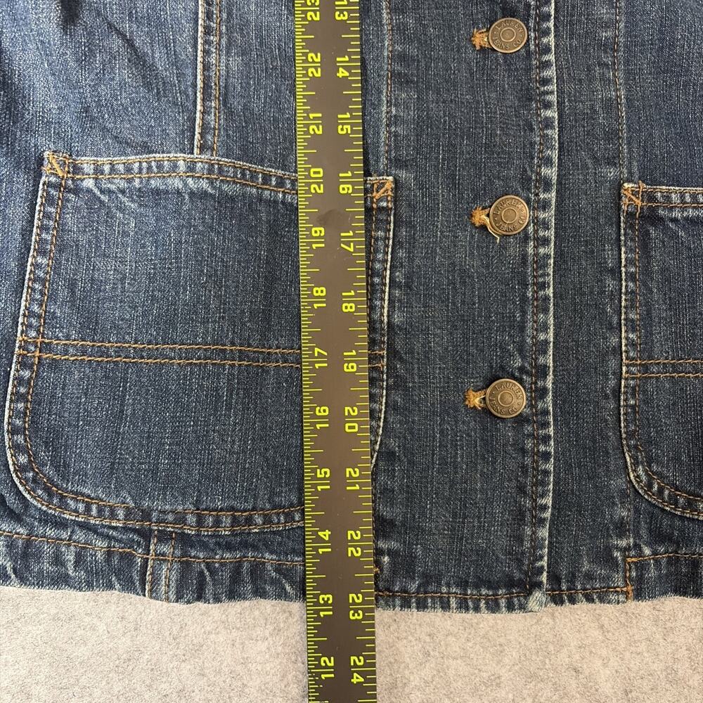 Vtg Ralph Lauren Jean Co Denim Chore Jacket Size P/l - Picture 9 of 10
